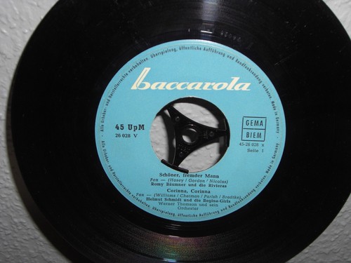 Schallplatte romy - 7"/,