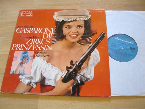Karl millöcker gasparone - lp,
