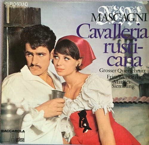 Mascagni cavalleria - lp,